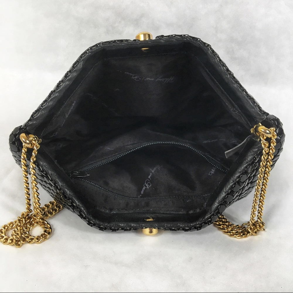 Vintage Whiting & Davis Black Mesh Handbag - Picture 3 of 5